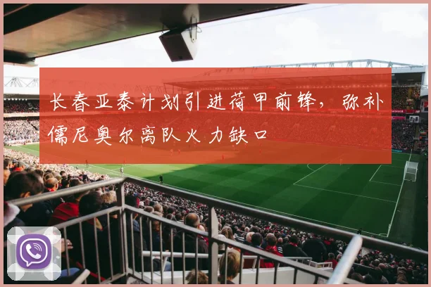 长春亚泰计划引进荷甲前锋，弥补儒尼奥尔离队火力缺口